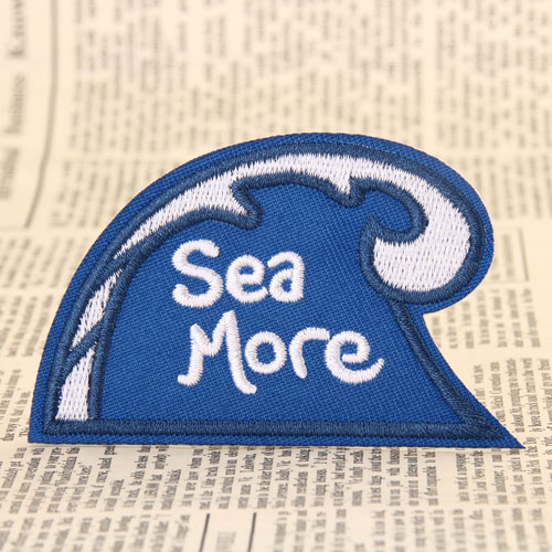 Sea More Embroidered Patches