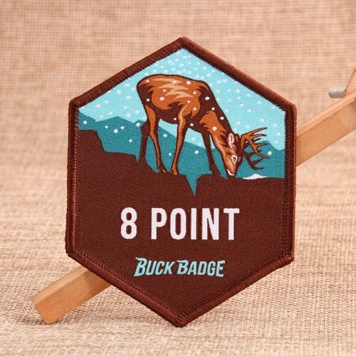 Sika Deer Woven Patches No Minimum