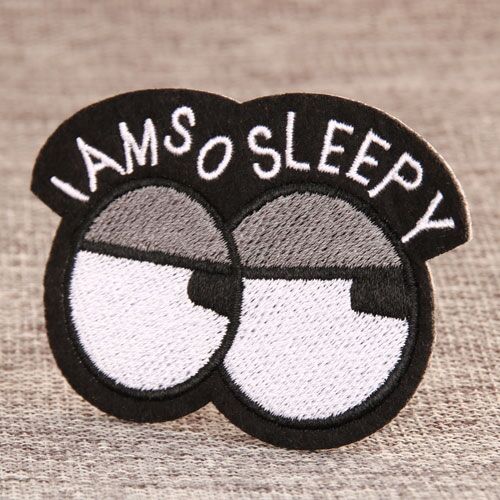 Sleepy Custom Embroidered Patches