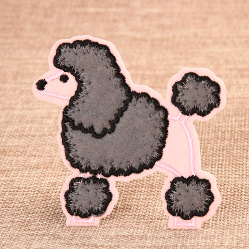 Poodle Custom Embroidered Patches