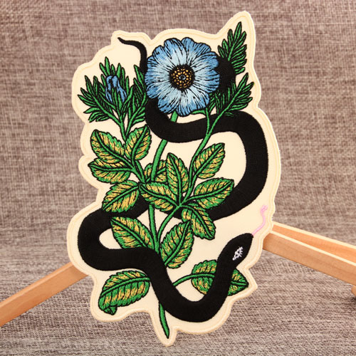 Morning Glory Embroidered Patches