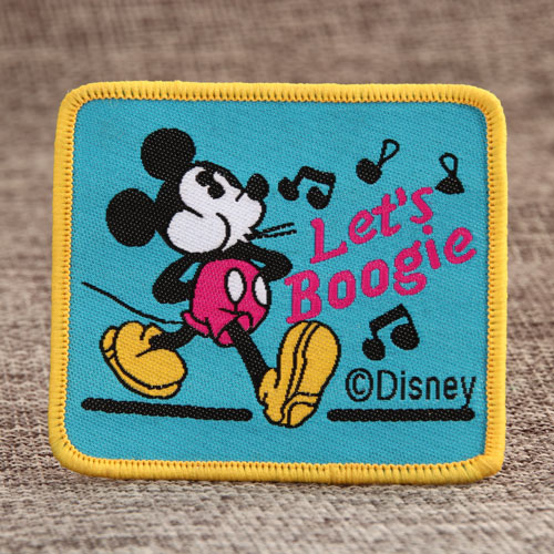 Mickey Mouse Woven Patches