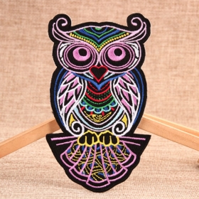 Colorful Owl Custom Made Patches