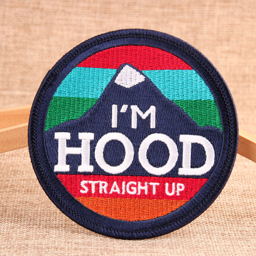 Hood Biker Vest Patches