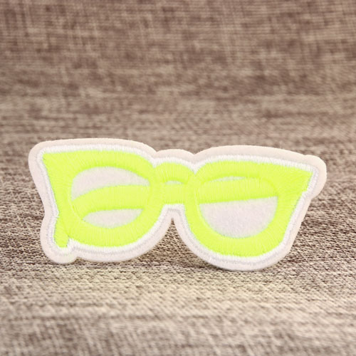 Fashion Glasses Custom Sew on Patches 