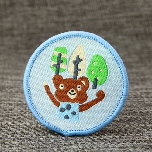 Bear and Tree Custom Patches