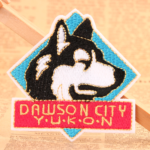 Husky Fashion Embroidered Patches 