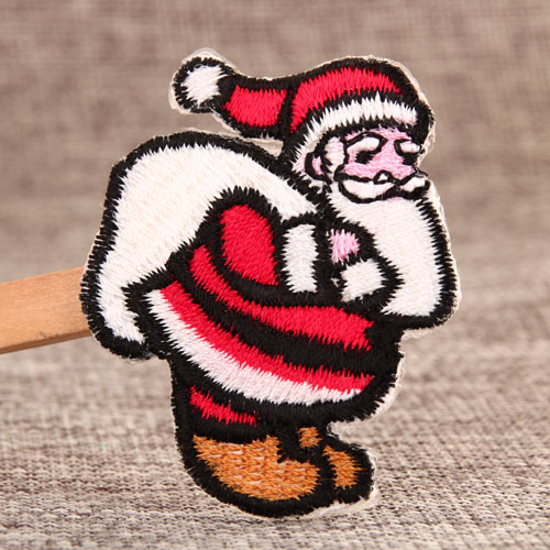 Santa Claus Cool Embroidered Patches