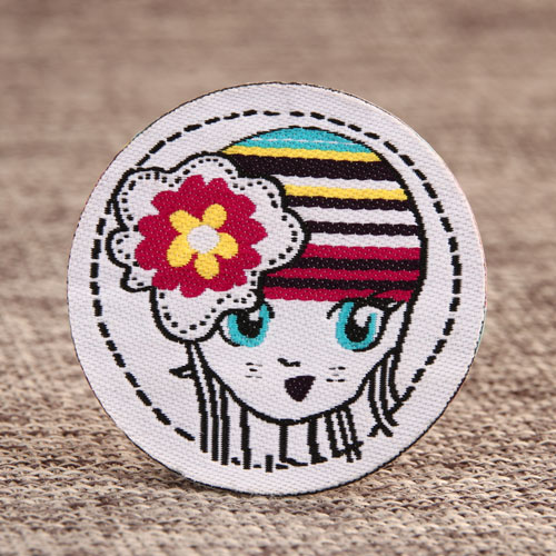 Flower Girl Custom Woven Patches