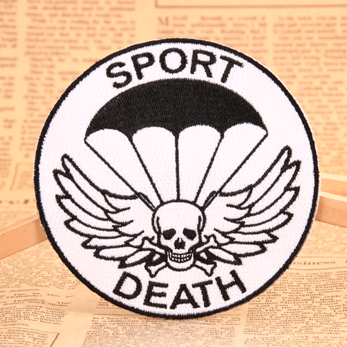 Death Sport Embroidered Patches