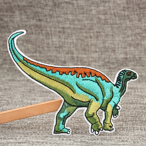 Brachiosaurus Making Embroidered Patches