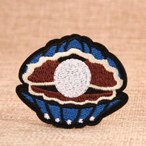 Pearl Mussels Embroidered Patches 