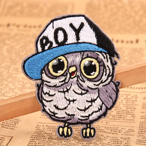 Owl Boy Custom Embroidered Patches