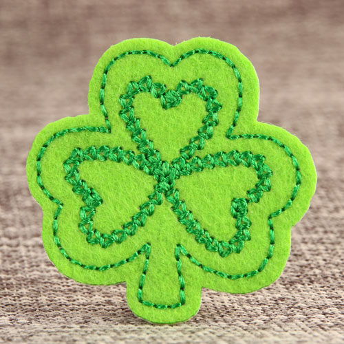 Shamrock Embroidered Patches