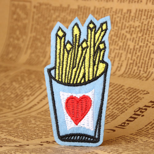 French Fries Embroidered Patches