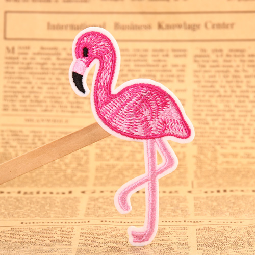 Flamingo Order Embroidered Patches