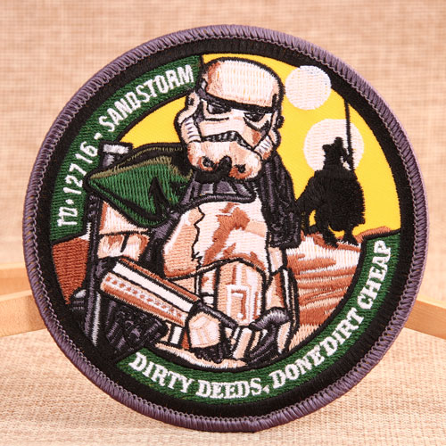 Robot Printed Patches No Minimum