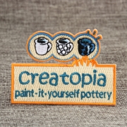 Creatopia Pottery Custom Embroidered Patches