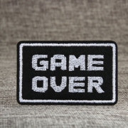 Game Over Embroidery Patches Online