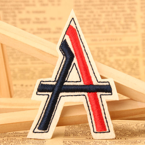 Letter A Embroidered Patches