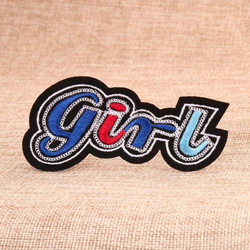 Girl Custom Embroidered Patches 