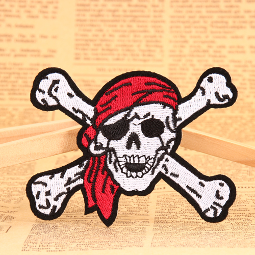 Skull and Crossbones Customized Patches