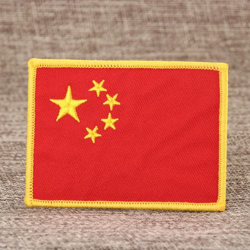 Chinese Flag Custom Patches