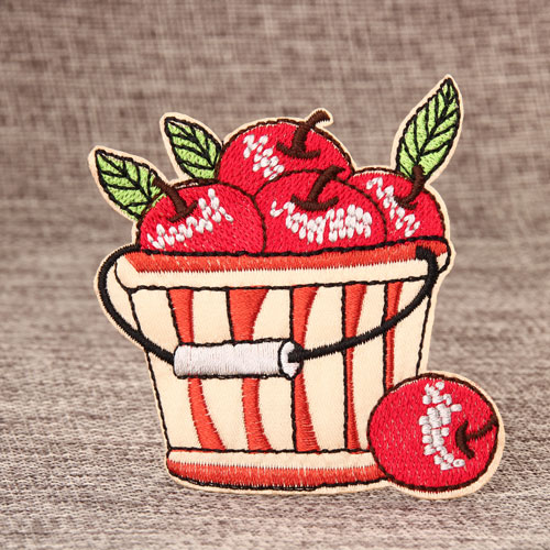 Delicious Apples Custom Embroidered Patches