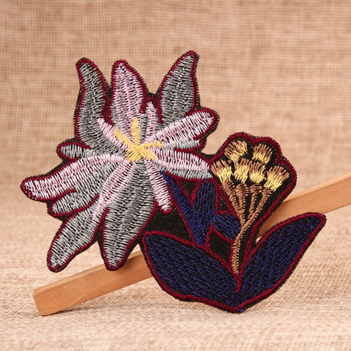 Pretty Flowers Cool Embroidered Patches