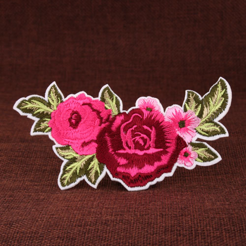 A Red Wreath Order Embroidered Patches