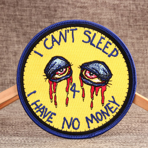 Bleeding Eyes Embroidered Patches No Minimum