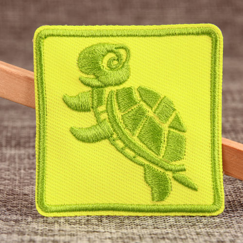 Naughty Turtle Cheap Custom Patches Online