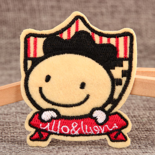 Smiling Little Baby Embroidered Patches Online