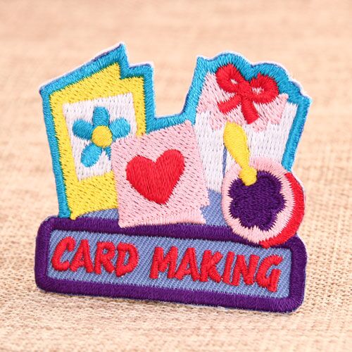 Card Making Custom Embroidered Patches