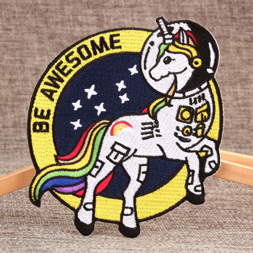 Colorful Tail Unicorn Cool Patches