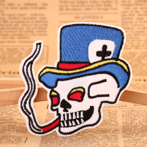 Smoking Skull Order Patches Online