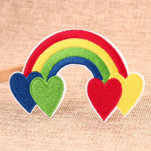 Love Rainbow Custom Embroidered Patches