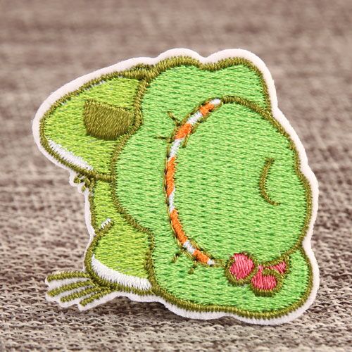 Travel Frog Personalized Patches