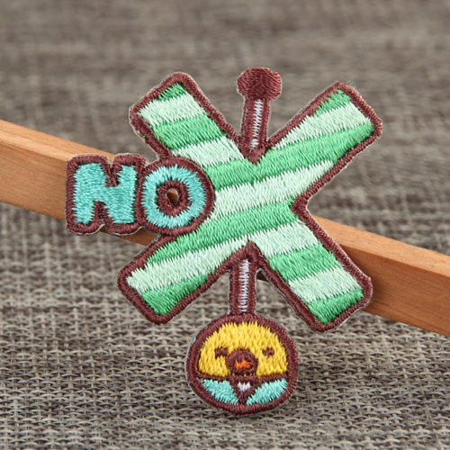 No Cool Embroidered Patches