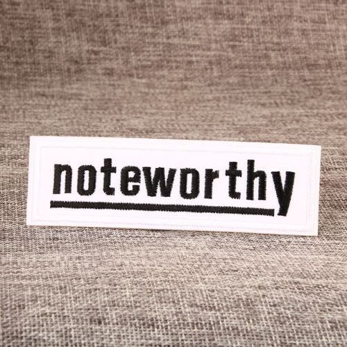 Noteworthy Embroidery Patches Online