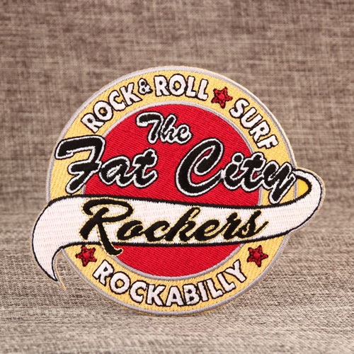 Fat City Band Fashion Embroidered Patches