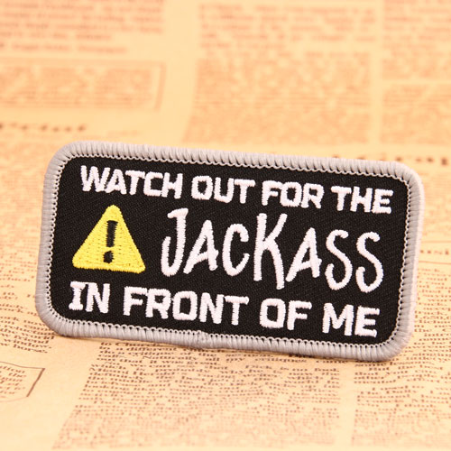 Warning Sign Make Custom Patches